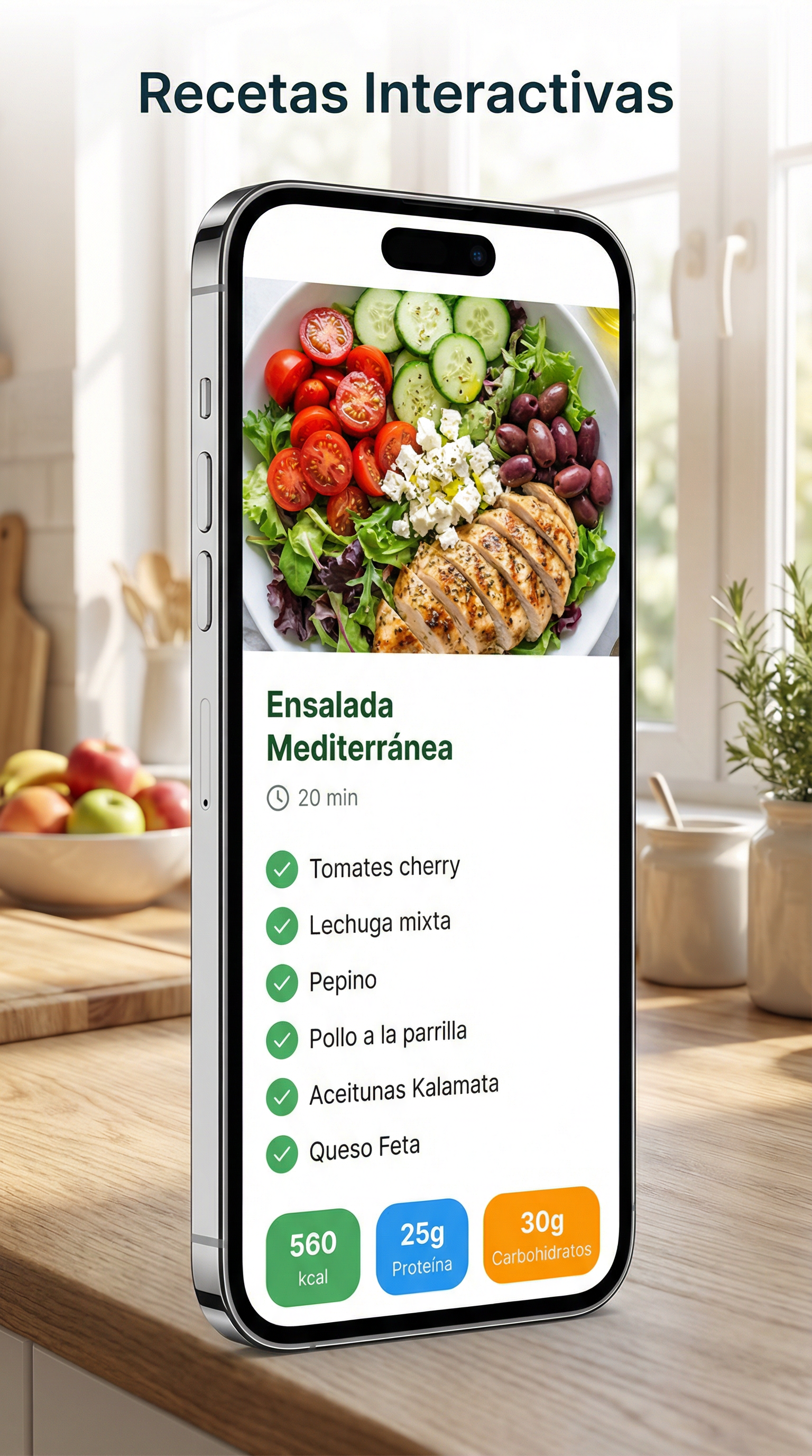 Recetas Interactivas en Mobile